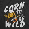 Toddler Funny T Shirts Corn To Be Wild Sarcastic Halloween Candy Graphic Novelty Tee For Young Kids - Crazy Dog Toddler T Shirt For Halloween Season - 2 of 4