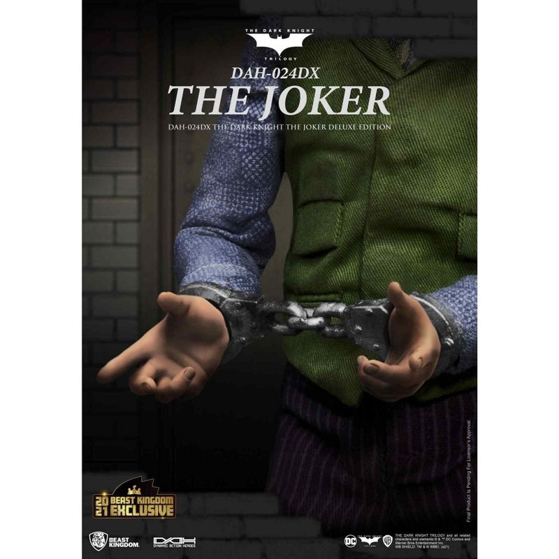 DC Comics The Dark Knight The Joker Deluxe Edition (Dynamic 8ction Hero), 4 of 6