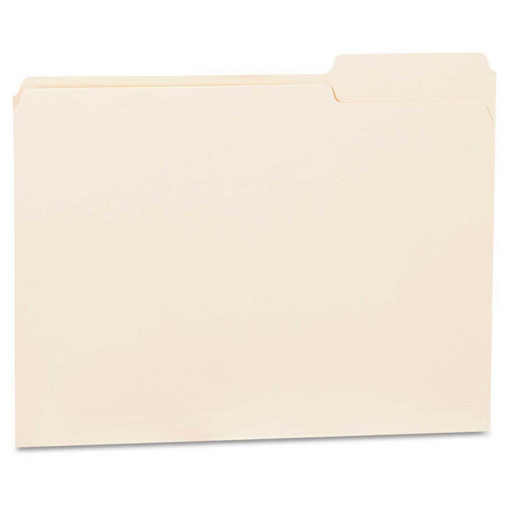UPC 087547121214 product image for Universal File Folders 1/3 Cut First Position, One-Ply Top Tab, Letter, 100 ct - | upcitemdb.com