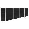 vidaXL Raised Bed Anthracite Galvanized steel 94.5x15.7x17.7 in Durable - 2 of 4
