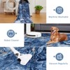 coucheta Boho Vintage Abstract Area Rug, Multi-size Modern Farmhouse Washable Soft Non-Slip Stain Resistant Carpet, for Living Room, Bedroom, Dining - 3 of 4