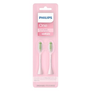 Philips One by Sonicare Replacement Electric Toothbrush Head - 2pk - 1 of 4