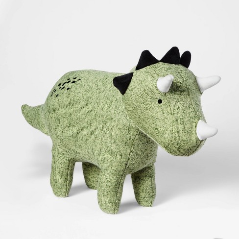 Dinosaur Weighted Plush Kids' Throw Pillow Green - Pillowfort™ : Target