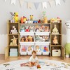 Coucheta 54.7" Kids Toy Storage Organizer with 8 Removable Bins, Storage Cubbies & Bookshelf for Bedroom, Playroom, Classroom, Nursery, Multicolor - 4 of 4