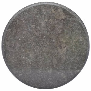 vidaXL Table Top Black Ø23.6"x1" Marble - 1 of 4