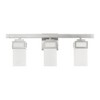 Livex Lighting Harding 3 - Light Vanity in  Brushed Nickel - 3 of 4