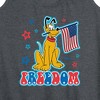 Women's - Disney - Pluto Freedom Graphic Racerback Tank - 2 of 4