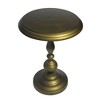 Carolina Living Pearson Metal Accent Table - Antique Brass - 3 of 4