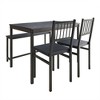 CasePiece 4 PCs Metal Dining Set - 3 of 4