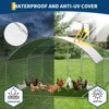 Large Metal Chicken Coop, Dome Roof Walk-in Chicken Cage - 3 of 4