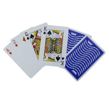 Swimline 3.5" Waterproof Swimming Pool Deck of Playing Cards - Blue/White