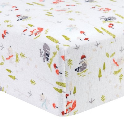 Image of Trend Lab Winter Woods Flannel Fitted Crib Sheet
