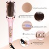 Nicebay Hair Straightener Brush with Negative Ions – Anti-Scald, Auto-Off, Fast Heating, 6 Temp Settings for Smooth, Frizz-Free Hair - 3 of 4