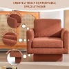 NicBex Teddy Velvet Swivel Accent Chair,Upholstered Swivel Living Room Chairs with Curved Armrest,Cozy Armchair,Accent Chairs for Living Room - 4 of 4