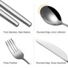 GustoWave 30 Piece Plated Stainless Steel Flatware Set, 30 Pieces Silverware Set, Cutlery Set, Service for 6 - 3 of 4