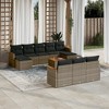 vidaXL Garden Sofa Set Grey - 2 of 4