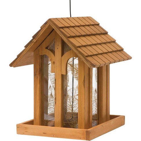 Perky-pet Wild Bird 3.5 Lb Cedar Mountain Chapel Bird Feeder 1 Ports ...