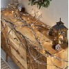 GDFStudio Jayden 18 Foot Snowy Pre Lit LED Artificial Christmas Garland, Warm White Lights - 2 of 4