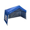 Caravan Canopy Skybox 3.2 Foot x 6.5 Foot Instant Multipurpose Height Adjustable Steel Frame Outdoor Sport Shelter Canopy with Carry Bag, Blue - image 3 of 4