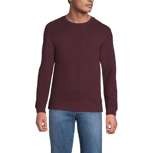 Lands' End Men's Long Sleeve Serious Sweats Crewneck Sweatshirt - 1 of 3