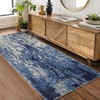 Modern Abstract Area Rugs for Living Room Washable Boho Rug - 3 of 4