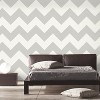 RoomMates Large Chevron Peel & Stick Wallpaper Gray: Self-Adhesive Vinyl, Modern Wall Decor, Bathroom, Repositionable - 2 of 3