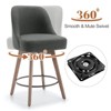 Bekrvio 26'' Counter Height Bar Stools, Linen Fabric - 3 of 4