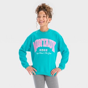 Montauk Pullover Sweatshirt - art class™ Blue - 1 of 4