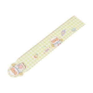 Unique Bargains Straight Ruler Magnetic Ruler +/-5% Accuracy Bears Cub Design ABS 1.38"x7.48"x0.59" 1 Pcs - 1 of 4