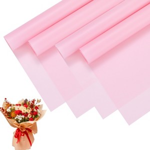 Unique Bargains Waterproof Floral DIY Vibrant Colors Flower Wrapping Paper 1 Pc - 1 of 4