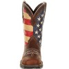 Women's Lady Rebel Work™ by Durango® Steel Toe Patriotic Flag Work Boot - 3 of 4