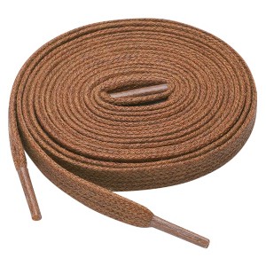 Elerevyo Waxed Cotton Leather Boots Shoes Flat Shoelaces 2 Pairs - 1 of 4