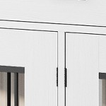 smoked yellow oak + straight oak white