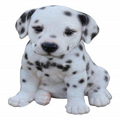 6.5" Polyresin Dalmatian Puppy Outdoor Stature Black/White - Hi-Line Gift