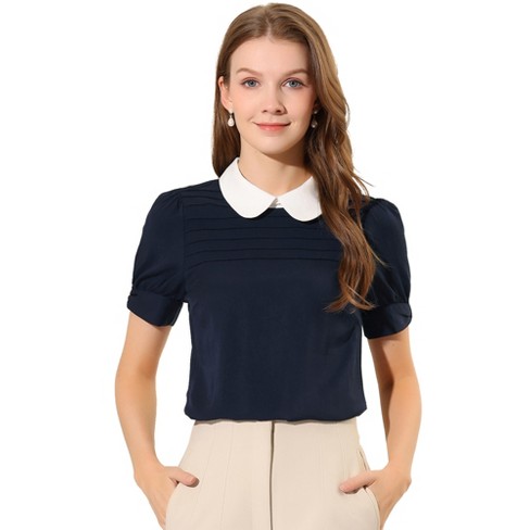 Navy peter discount pan collar top