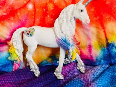 Schleich Rainbow Love Unicorn Stallion Animal Figure : Target