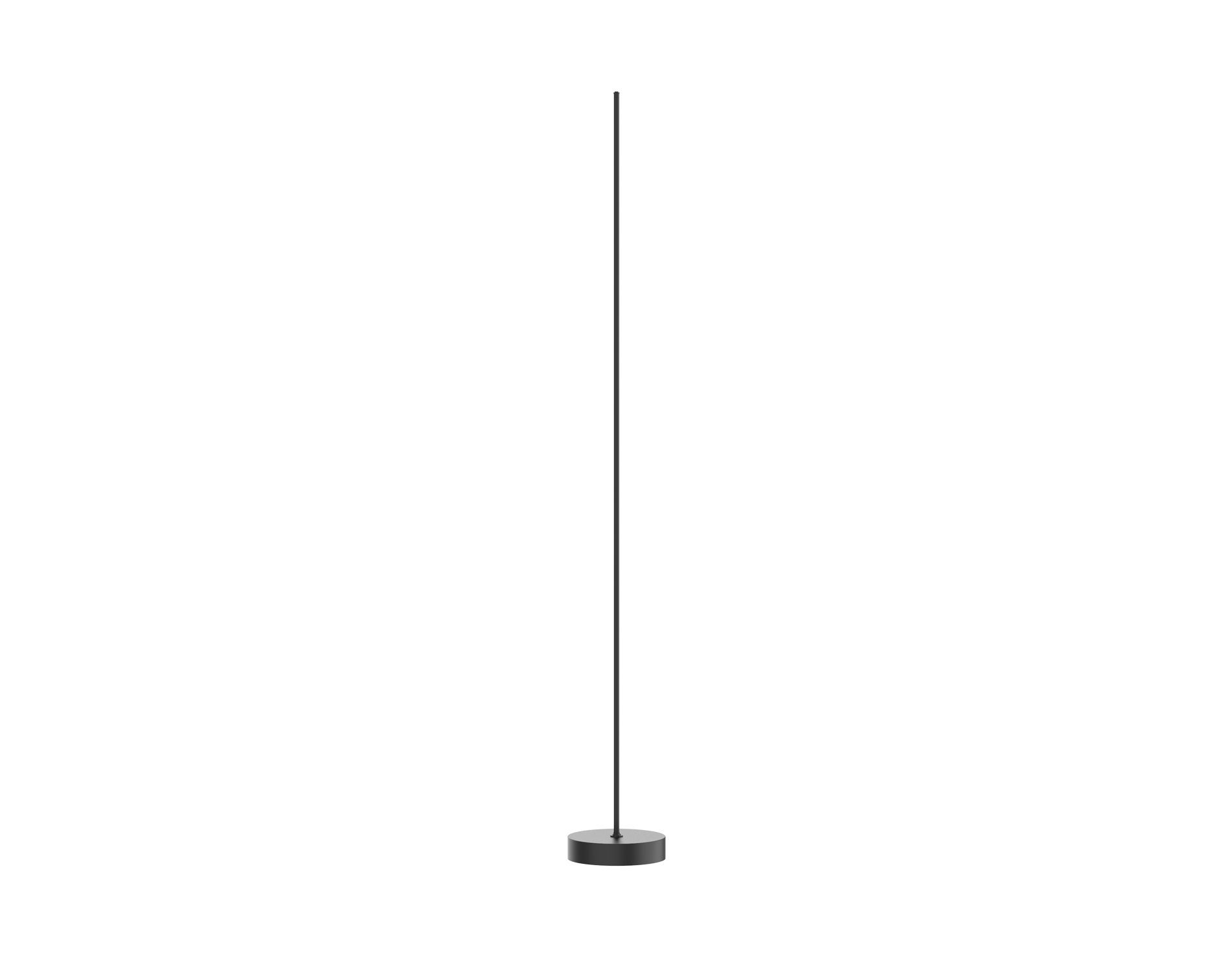 KUZCO Reeds 10-in Black Dimmable LED Floor Lamp