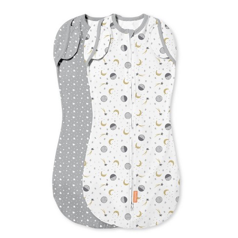 Swaddleme Arms Free Convertible Pod Swaddle Wrap Lucky Star 4 6m