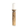 Modern Tabletop Candle Holder in a Natural Finish - Sleek Elegant Candle Holder for Living Room or Shelf Display - 2 of 4