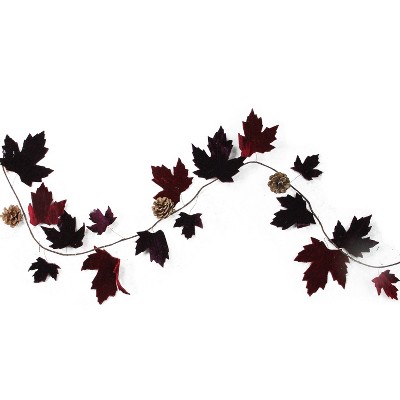 Northlight 49" Unlit Maple Leaf and Pine Cone Christmas Garland