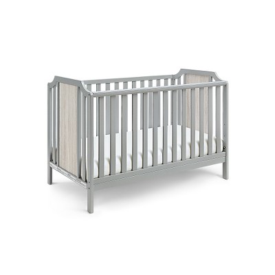 Acoinel Wooden Crib with Natural Accents for Nursery