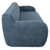 Kumasinova 81.5" Minimalist Sofas for Living Room, 3-Seater Sofa with Arc-shaped Armrests, Curved Design Couches for Living Room - 4 of 4