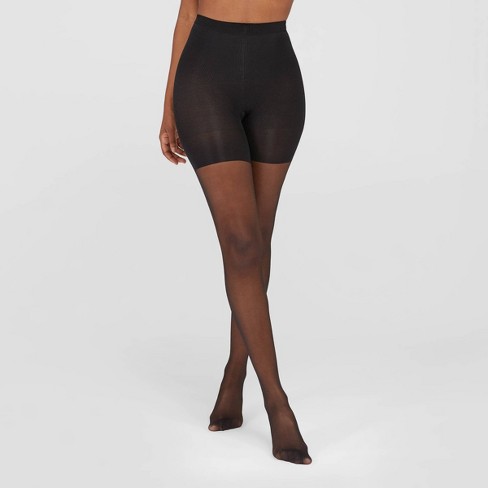 Assets By Spanx Women's Perfect Pantyhose - Black 1 : Target