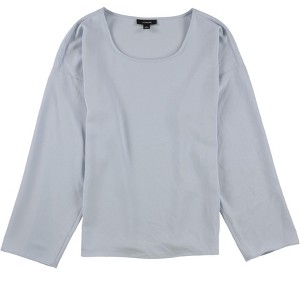 Alfani Womens Solid Pullover Blouse - 1 of 2