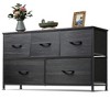 Fabric Dresser for Bedroom, Wide 5-Drawer Chest of Drawers with Storage Organizer Unit - 2 of 4