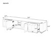 TV Cabinet,TV Stand With 2 Cabinets And 2 Drawers For 75 Inch TV,Modern Media Console,TV Cabinet Console For Living Room-Cuddlewood - 4 of 4