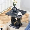 NicBex 23.6 Inch Square Texture/Marble Patterned Coffee Table,Side Table for Living Room,Bedroom - 2 of 4