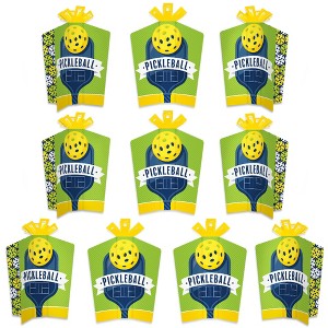 Big Dot of Happiness Let’s Rally - Pickleball - Table Decorations - Birthday or Retirement Party Fold and Flare Centerpieces - 10 Count - 1 of 4
