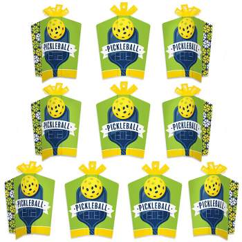 Big Dot of Happiness Let’s Rally - Pickleball - Table Decorations - Birthday or Retirement Party Fold and Flare Centerpieces - 10 Count