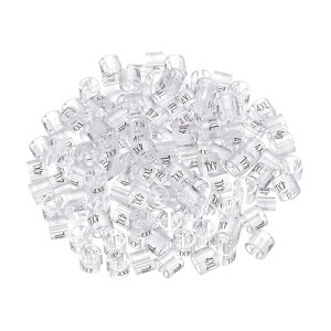 Unique Bargains Plastic Reusable Easy to Recognize Clothes Hanger Marker Color Coding 150 Pcs - 1 of 4
